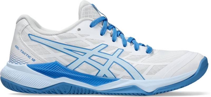 Asics GEL-TACTIC 12 WHITE/LIGHT BLUE Hallenschuh von Asics