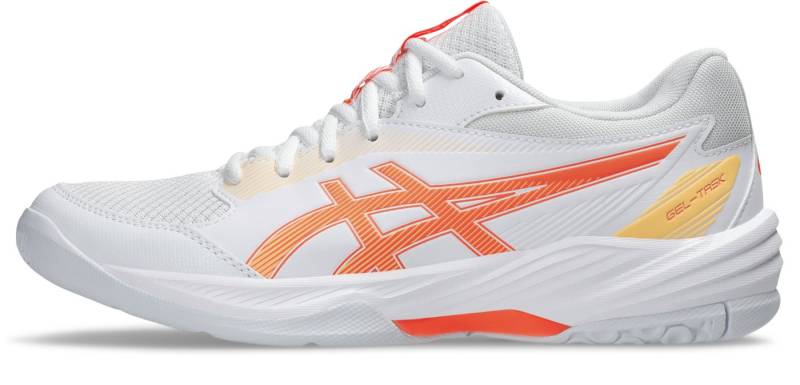 Asics GEL-TASK 4 - Damen Volleyballschuh - White/Vivid Coral Hallenschuh Asics GEL-TASK 4 - Damen Volleyballschuh - White/Vivid Coral Hallenschuh von Asics