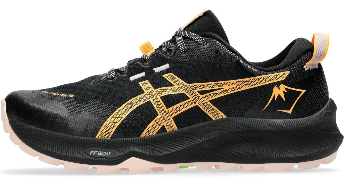 Asics GEL-Trabuco 12 GTX BLACK/STADIUM ORANGE Trailrunningschuh von Asics