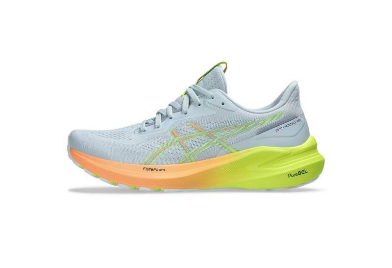 Asics GT-1000 13 PARIS - Damen Laufschuhe - Cool Grey/Safety Yellow Laufschuh von Asics