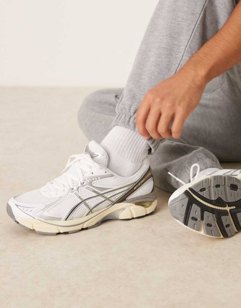 Asics - GT-2160 - Sneaker in Weiß und Pastellgelb von Asics