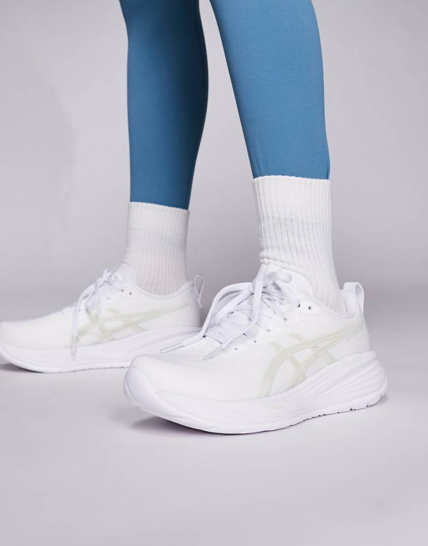 Asics - Gel-Cumulus 27 - Laufschuhe in Weiß und Grau von Asics