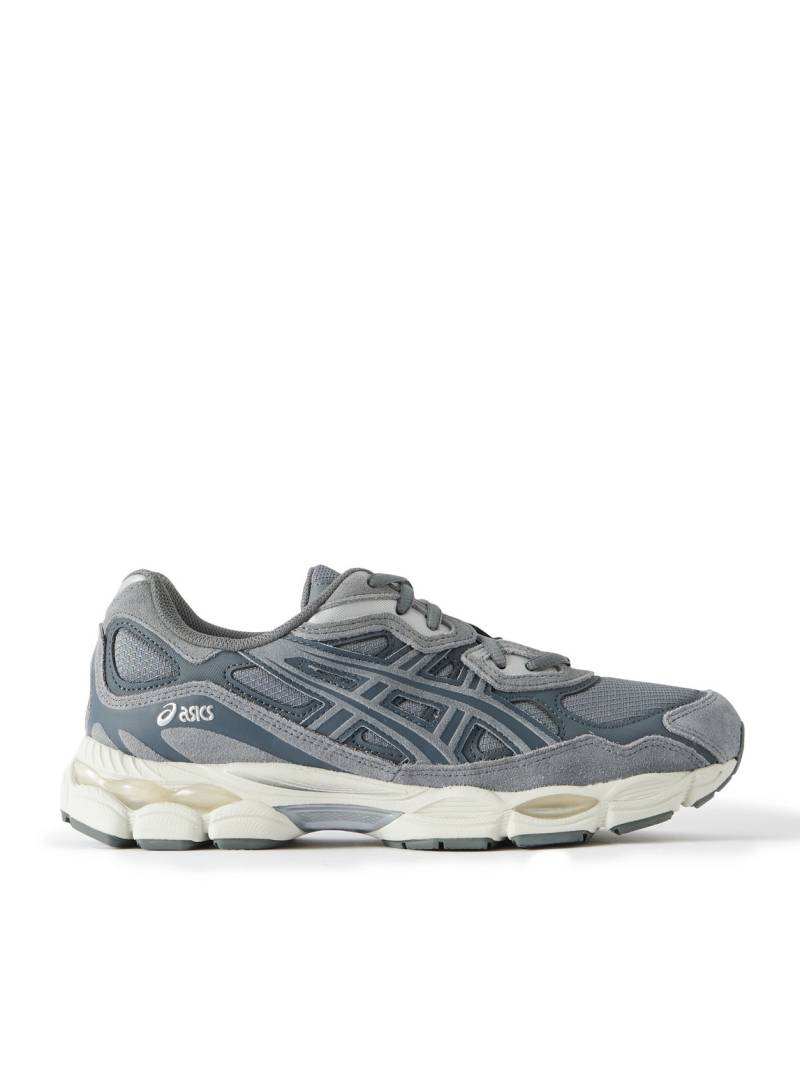 Asics - Gel-NYC Suede and Rubber-Trimmed Ripstop Sneakers - Men - Gray - UK 10 von Asics