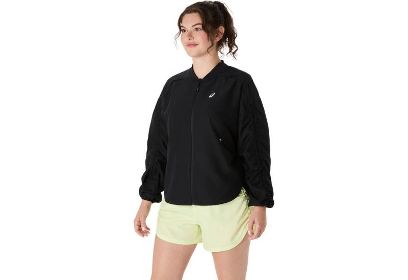 Asics Laufjacke Nagino Run Adjustable Jacket Lady 2012D138-002 Winddicht und Ergonomisch. von Asics