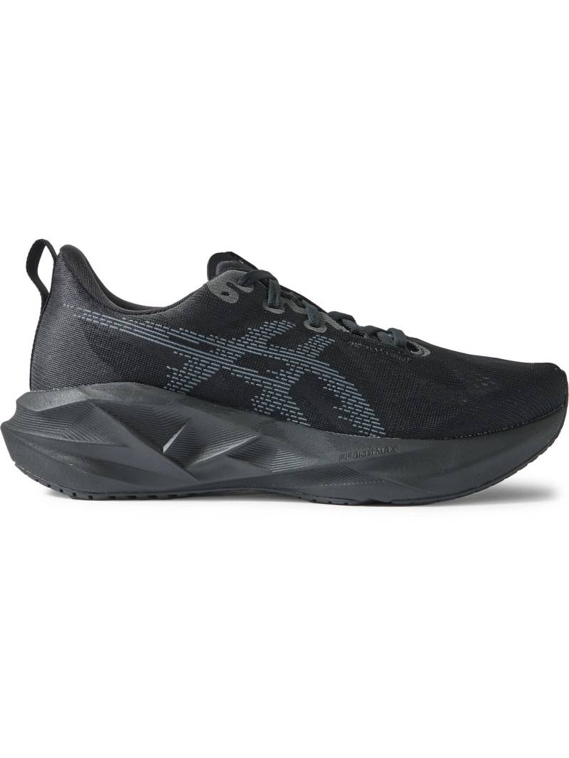 Asics - Novablast 5 Rubber-Trimmed Mesh Running Sneakers - Men - Black - UK 10 von Asics