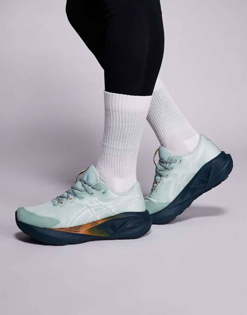 Asics - Novablast 5 TR - Laufschuhe in Stein-Neutral von Asics