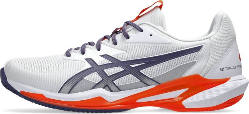 Asics SOLUTION SPEED FF 3 CLAY - Herren Tennisschuh - White/Greyish Purple Tennisschuh Asics SOLUTION SPEED FF 3 CLAY - Herren Tennisschuh - White/Greyish Purple Tennisschuh von Asics