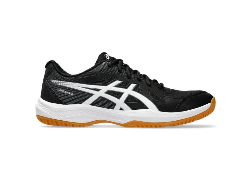 Asics UPCOURT 6 BLACK/WHITE Hallenschuh von Asics