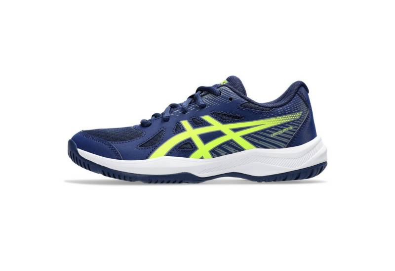 Asics UPCOURT 6 GS INDIGO BLUE/SHOCKING ORANGE Indoorschuh von Asics