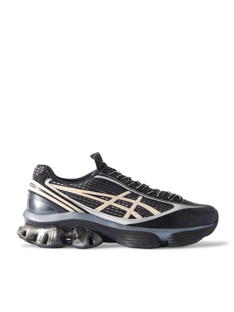 Asics - US6-S Gel-Kinetic Fluent Rubber-Trimmed Mesh Sneakers - Men - Black - UK 11 von Asics