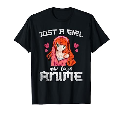 Nur ein Mädchen das Animes liebt Manga Geschenk Anime T-Shirt Nur ein Mädchen das Animes liebt Manga Geschenk Anime T-Shirt von Asien Anime Manga Geschenk
