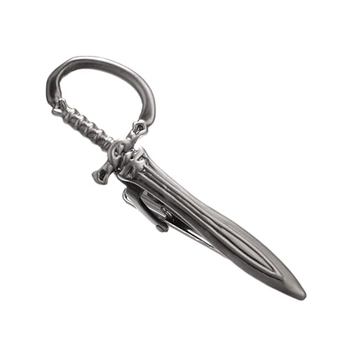 Asienice Bronze Schwert Krawattennadel für Herren Personalisierte Degen Krawattenklammer von Asienice