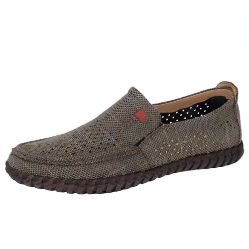 Asifn Herren Breite Loafers Atmungsaktive Fußgewölbe Unterstützung Casual Für Walking Slip-on Leichte Handmade Braun 45 EU Asifn Herren Breite Loafers Atmungsaktive Fußgewölbe Unterstützung Casual Für Walking Slip-on Leichte Handmade Braun 45 EU von Asifn