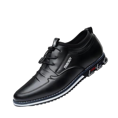 Asifn Herren Freizeit-Loafer Aus Leder Bequem Atmungsaktiv Oxfords Leicht Mokassin Business-Schuhe Schwarz 45 EU Asifn Herren Freizeit-Loafer Aus Leder Bequem Atmungsaktiv Oxfords Leicht Mokassin Business-Schuhe Schwarz 45 EU von Asifn