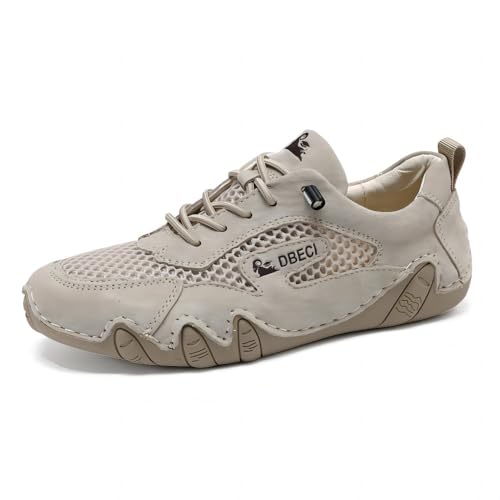 Asifn Herren-Freizeit-Outdoor-Sneakers Atmungsaktiv Komfortabel Wasserdicht Zum Wandern Mesh rutschfest Sommer Beige 46 EU Asifn Herren-Freizeit-Outdoor-Sneakers Atmungsaktiv Komfortabel Wasserdicht Zum Wandern Mesh rutschfest Sommer Beige 46 EU von Asifn