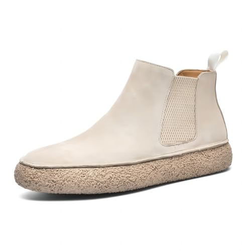 Asifn Herren-Freizeitstiefel Aus Wildleder Chelsea Boots Klassische Leichte Slipper Bequeme Fahrerschuhe Outdoor Mid-Top Beige 41 EU Asifn Herren-Freizeitstiefel Aus Wildleder Chelsea Boots Klassische Leichte Slipper Bequeme Fahrerschuhe Outdoor Mid-Top Beige 41 EU von Asifn