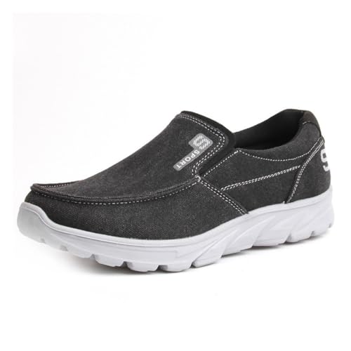 Asifn Herren Mode Canvas Loafers Casual Leichte Atmungsaktive Stretch Flats Outdoor Walking Fit Schuhe Schwarz 40 EU Asifn Herren Mode Canvas Loafers Casual Leichte Atmungsaktive Stretch Flats Outdoor Walking Fit Schuhe Schwarz 40 EU von Asifn