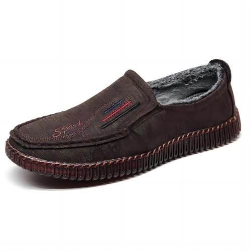 Asifn Herren Wärme Hausschuhe Indoor Outdoor Freizeit Bequeme GEH Und Autoschuhe Gepolsterte Dickere Schlupf Winter Baumwollschuhe Kaffee 40 EU Asifn Herren Wärme Hausschuhe Indoor Outdoor Freizeit Bequeme GEH Und Autoschuhe Gepolsterte Dickere Schlupf Winter Baumwollschuhe Kaffee 40 EU von Asifn