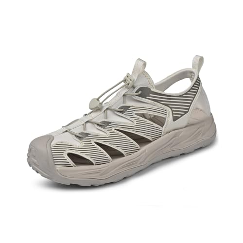 Asifn Herren Wandersandalen Sommer Outdoor Rutschfeste Wasserschuhe Atmungsaktive Bequeme Strandschuhe Leichte Freizeitschuhe Weiß 41 EU Asifn Herren Wandersandalen Sommer Outdoor Rutschfeste Wasserschuhe Atmungsaktive Bequeme Strandschuhe Leichte Freizeitschuhe Weiß 41 EU von Asifn