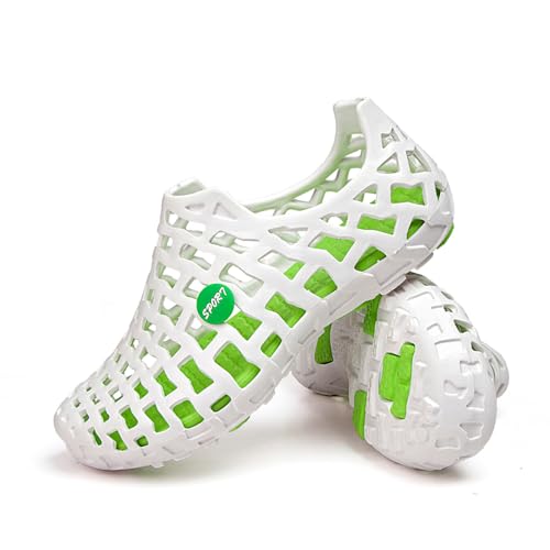Asifn Wasser Schuhe Frauen Männer Sandalen Strand Schuhe Casual Strand Mesh Outdoor Sport Massage（Weiß,41 EU von Asifn