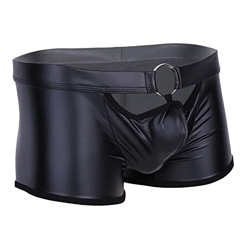 Asija Herren Unterhosen Sexy Herren Boxershort Transparent Retroshorts Männer Boxerbriefs Sexy Mesh Unterwäsche Durchsichtige Trunks Shorts Dessous Unterhosen Reizwäsche Nachtwäsche Boxershorts von Asija