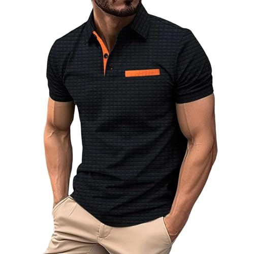 Asija Poloshirt Herren Kurzarm Polohemd Regular Fit Herren Polo-Shirt Kurzarm Einfarbig Polo T-Shirt Polo-Kragen Golf Poloshirt Herren Sport Shirt Outdoor Casual Leicht Atmungsaktiv Asija Poloshirt Herren Kurzarm Polohemd Regular Fit Herren Polo-Shirt Kurzarm Einfarbig Polo T-Shirt Polo-Kragen Golf Poloshirt Herren Sport Shirt Outdoor Casual Leicht Atmungsaktiv von Asija