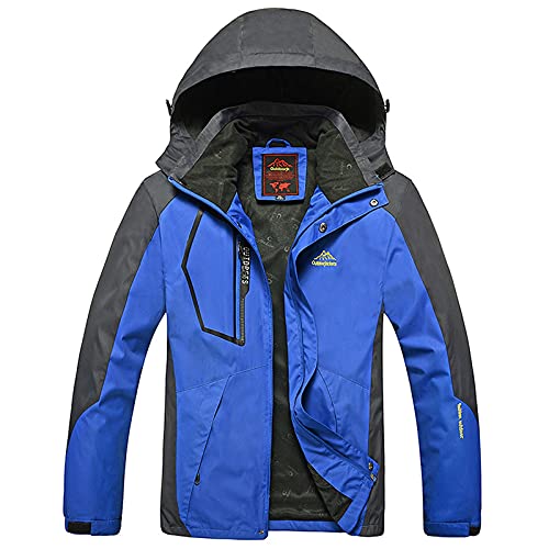 Asija Regenjacke Herren Wasserdicht Atmungsaktiv Herren Regenjacke Wasserdicht Regenmantel Leichte Winddicht Outdoorjacke Atmungsaktiv Faltbare Fahrrad Windbreaker Übergangsjacke mit Kapuze von Asija