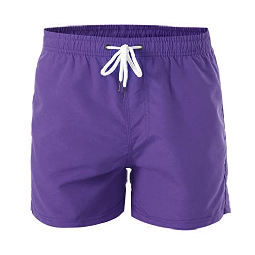 Asija Strandhose Herren,Herren Badehose mit Kompression 2 in 1 Badeshorts Schnelltrocknend Schwimmhose Männer Trainingshose mit Innenfutter Boardshorts von Asija