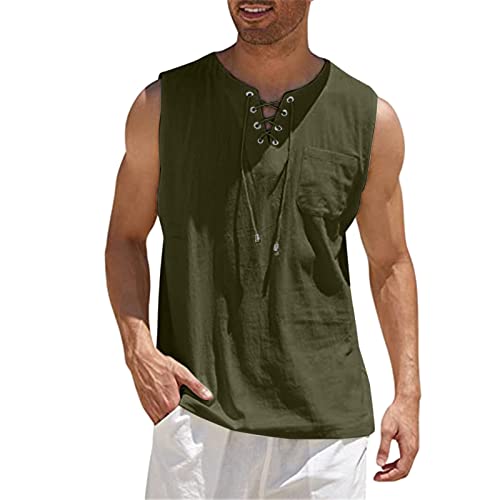 Asija tank top herren Frühling und Sommer Druken Printed Sportshirt Fitness Sommershirt Ärmellos Drucken Unterhemd Ärmelloser Weste Slim Fit Mode Printed von Asija