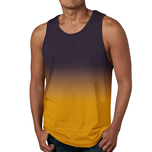 Hemd Herren,Herren Tank Top Muskelshirts Tankshirt Ärmellose Shirt Achselshirt Schnelltrocknendes Unterhemd Gym Running für Männer Ärmellos Tiermotiv mit Sonnenbrille Gym Sport Fitness von Asija