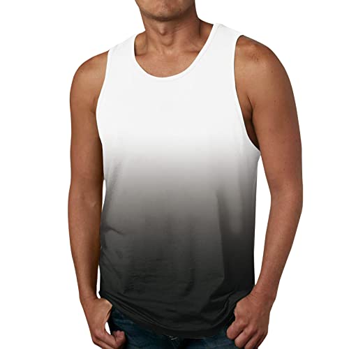 Hemd Herren,Herren Tank Top Muskelshirts Tankshirt Ärmellose Shirt Achselshirt Schnelltrocknendes Unterhemd Gym Running für Männer Ärmellos Tiermotiv mit Sonnenbrille Gym Sport Fitness von Asija