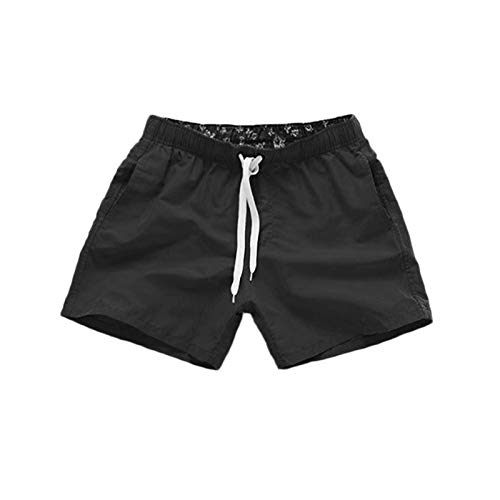 Kurze Hose Herren,Badehose Herren Badeshorts mit Kompression Bademode für Herren Schnelltrocknend Männer Swimming Shorts mit Kordelzug Tasche Beachshorts Bade-Slip Sommer Swim Swimming Modern Deluxe S von Asija