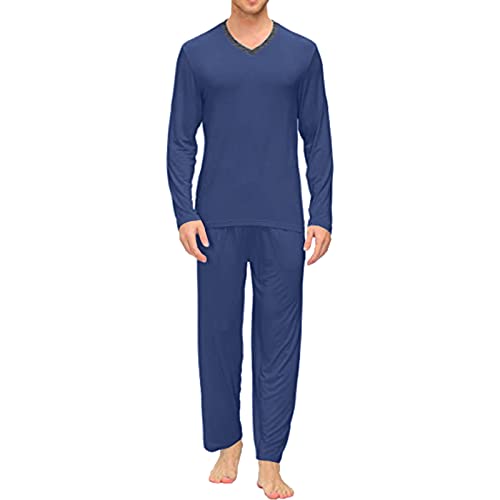 Pyjama Herren Fleece Overall Pyjama Langarm Winter Warm Anzug Fleece Lang Winter Loungewear Kunstwolle Pyjamas Kostüm Jumpsuit von Asija