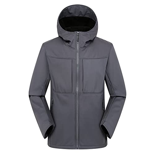 Regenjacke Herren Jacke Regenmantel mit Kapuze Herren Regencape Leichter Aktiver Langer Regenmantel Regenponcho für Erwachsene Wiederverwendbarer reflektierende Wasserdichter von Asija