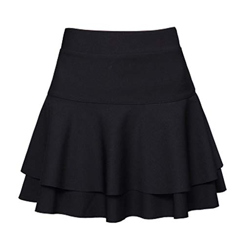 Rock Damen Midi Hosenrock Damen Kurz Elegant,Damen Hosenrock Elegant Shorts Kurze Hohe Taille Hose Sommer Casual Rock Hosen Mit GüRtel Tennisrock Tennis Skort Taschen Golfrock FüR Radfahren Wandern L von Asija