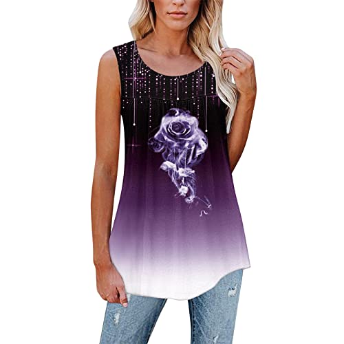 T-Shirt Damen, Damen Kurzarm Longshirt Damen Bluse Kurzarm V-Ausschnitt Hemdbluse Sommer Shirt Blumen Knopfleiste Tunika Tops Oversize Locker Oberteil Longshirt Damen Kurzarm Tunika Damen von Asija