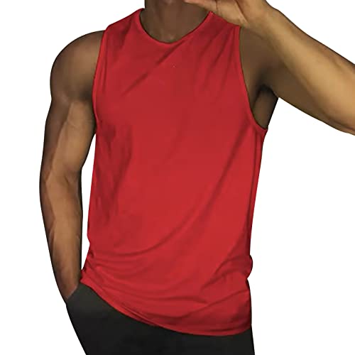 T Shirt Herren,Herren Quick Dry Workout Tank Top Fitnessstudio Muskel T-Shirt Fitness Bodybuilding Ärmelloses T-Shirt Ärmellos Tiermotiv mit Sonnenbrille Gym Sport Fitness lässige Sommer von Asija