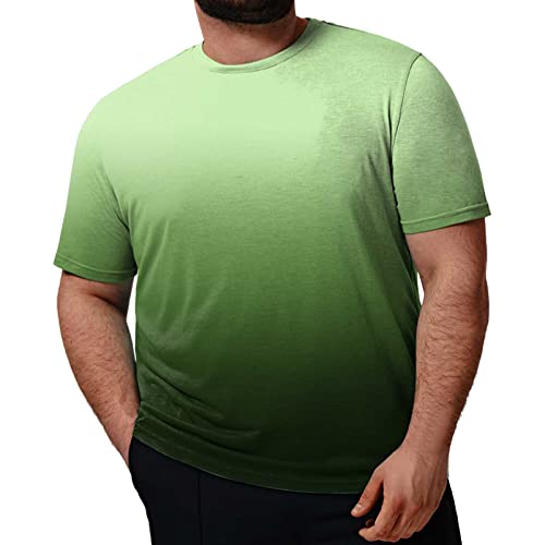 T-Shirts FüR Herren,Leinenhemd Herren Kurzarm Hemd Sommer Freizeithemd Strandhemd Baumwolle Leinen Einfarbig Shirts von Asija