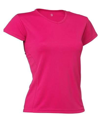 ASIOKA Damen Tajo T-Shirt, Fuchsia, L von Asioka
