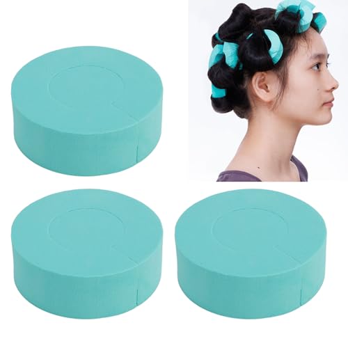 Hitzfreier Blowout, 12 Pcs Hitzfreie Haarblockler -Schwamm Haarwalzen, Schwamm C Form Haarburler Haarstyling Curlers Hitzelose Locken für Frauen Mädchen Geschenke von Asixxsix