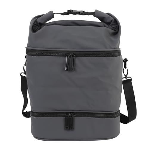 Nagellack Organizer -Beutel, Wasserdicht Nagellackige Tragetasche mit Nagellackung von 30 Flaschen mit Einstellbaren Trennwänden Großer Kapazität Tragbarer Aufbewahrungsbeutel von Asixxsix