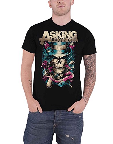 Asking Alexandria T Shirt Teeth Band Logo Nue offiziell Herren Schwarz XXL von Asking Alexandria