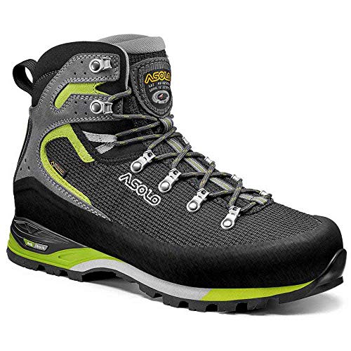 Asolo Herren CORAX GV Bergschuh, Nero/Green Lime, 46 1/3 EU von Asolo