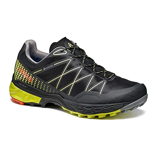 Asolo Herren Tahoe GTX Wanderschuhe, schwarz/gelb (Black Safety Yellow), 43 1/3 EU von Asolo