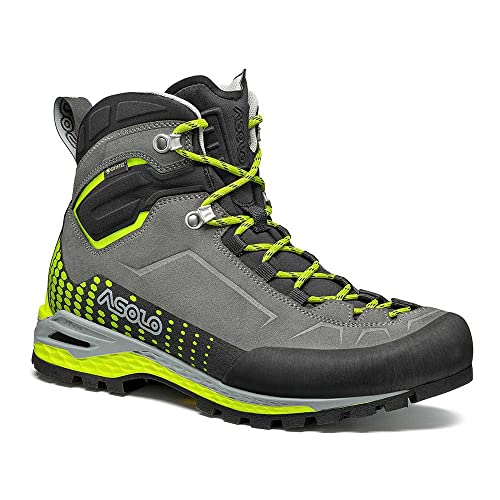 Asolo Unisex Freney Evo Mid Gv mm Bergstiefel, Graphit Green Lime von Asolo