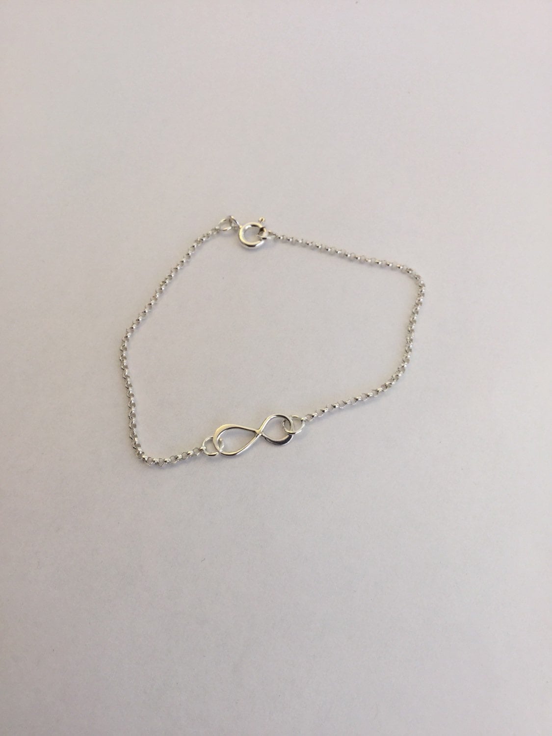 Sterling Silber Infinity Armband, Silberschmuck, Armband Sterlingsilber Sterling Silber Infinity Armband, Silberschmuck, Armband Sterlingsilber von AspenPurple