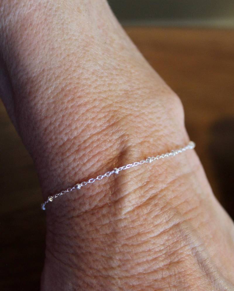 sterling Silber Armband, Zierliche Schmuck, Einfache Armband sterling Silber Armband, Zierliche Schmuck, Einfache Armband von AspenPurple