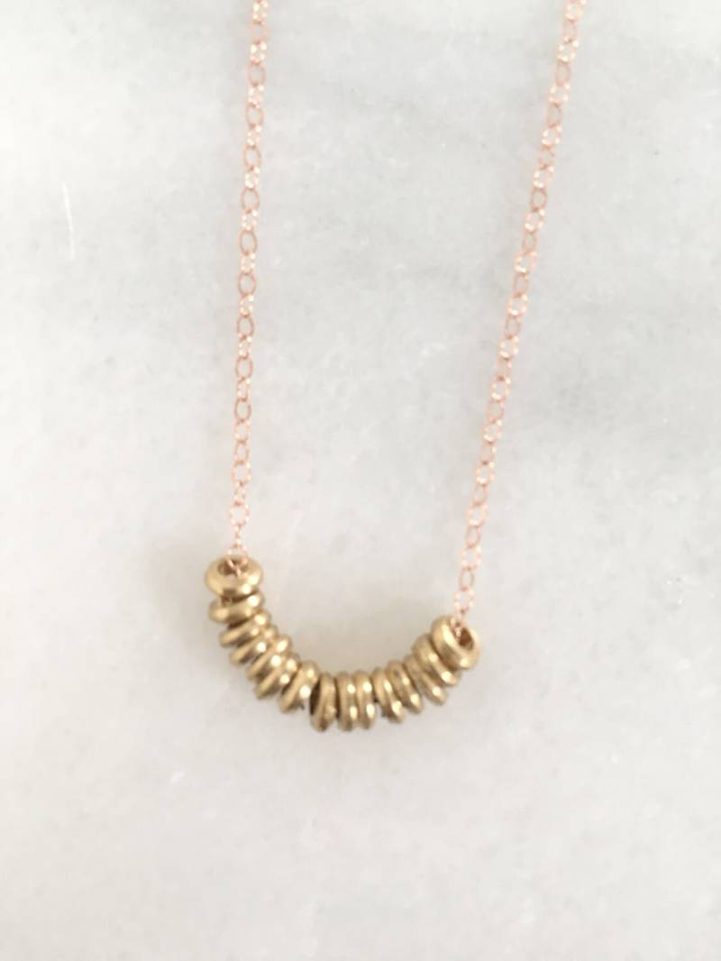 Gefädelte Messingkette von AsperaJewelry