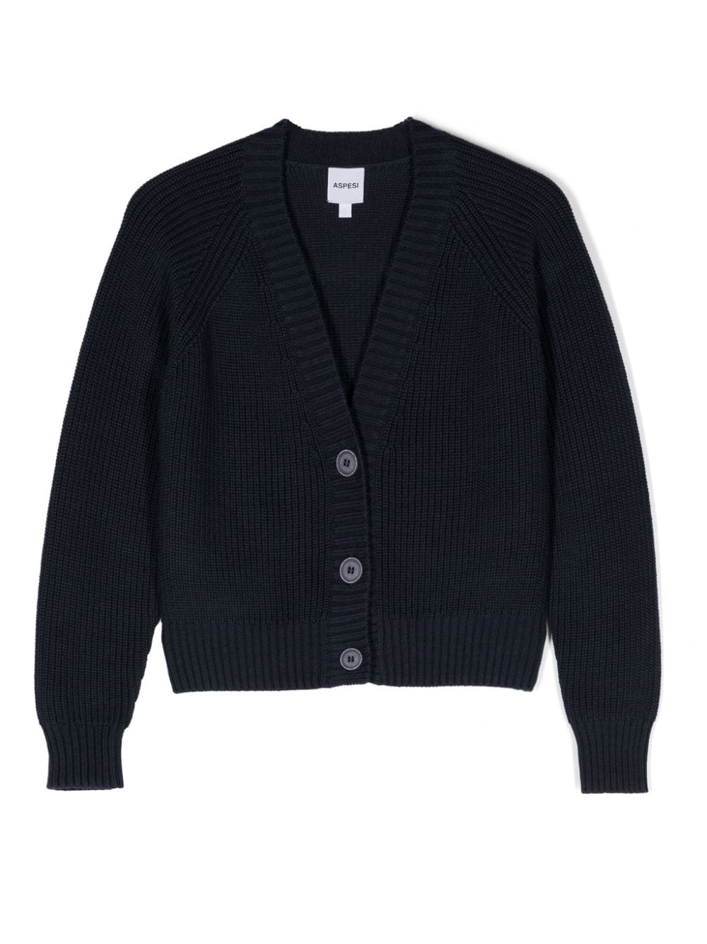 Aspesi Kids Gerippter Cardigan - Blau von Aspesi Kids