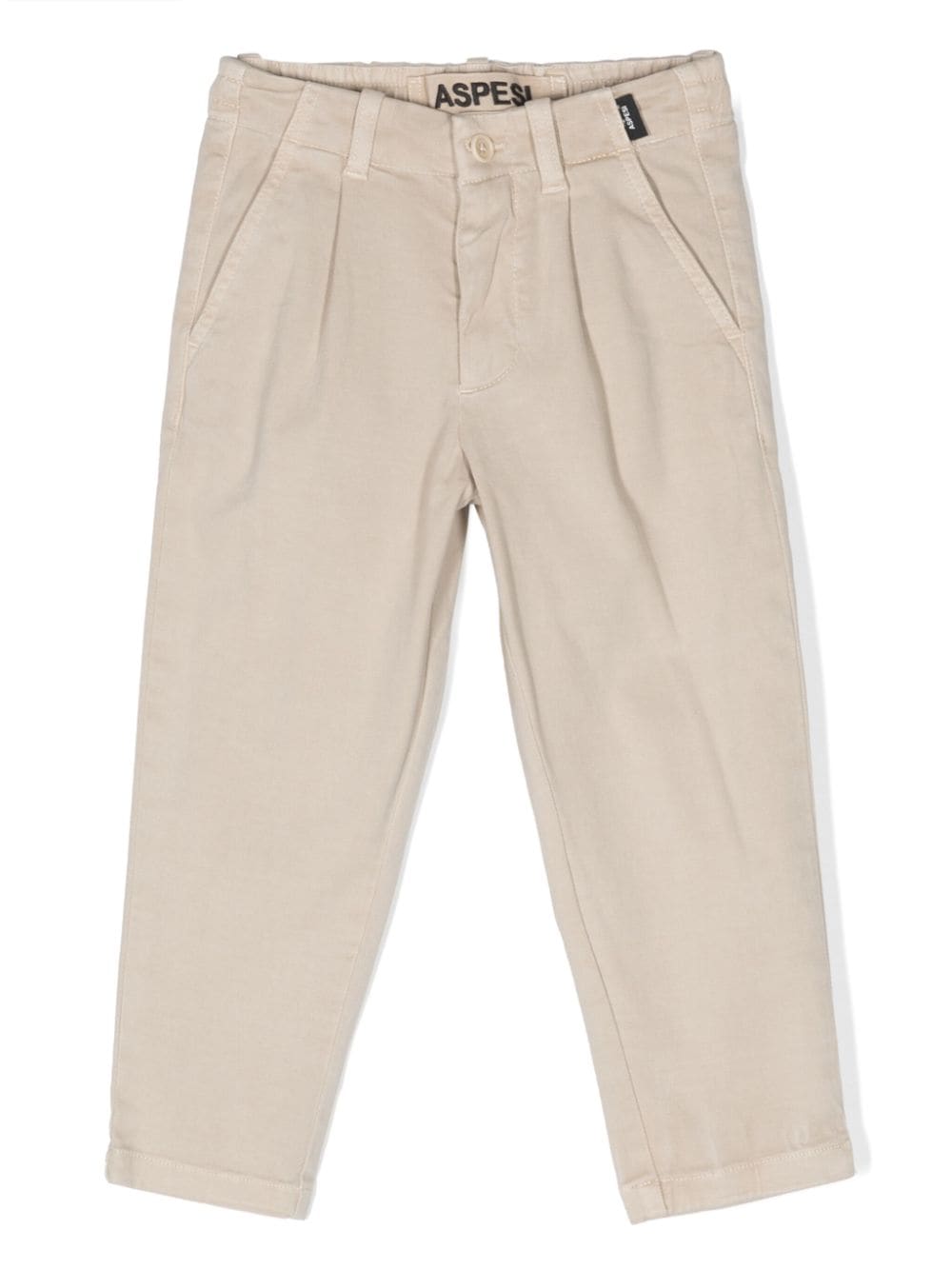 Aspesi Kids Straight-Leg-Hose aus Gabardine - Nude von Aspesi Kids